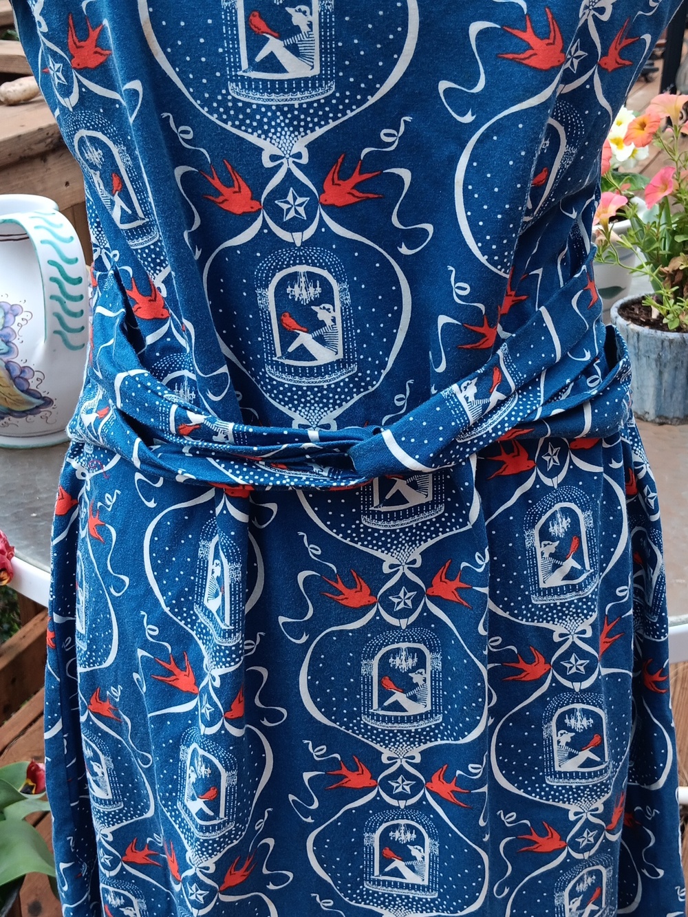 Blue Platypus Blue Bird Dress . Sporty. Beach. - Picture 2 of 10